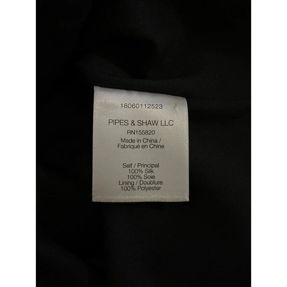 Veronica Beard Marion‎ Floral Silk V-Neck Mini Dress Long Sleeve Size 8 - Picture 5 of 9